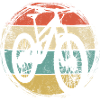 Rayures Décisif Rétro Cycle