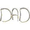 Father Dad Calligraphy Minimalism