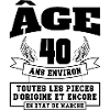 âge 40 ans environ