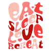 Essen Schlaf Liebe wiederholen