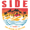 Side Turkey palm tree design