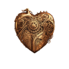 Steampunk Mechanik Herz
