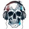 Skeleton head gamer geek gift