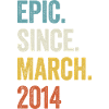 9 Years Epic Since March 2014 9th Birthday