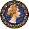 Woman Badge ArtNouvaue 12