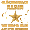 Abschiedsgeschenk Albin