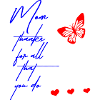 Danke Mama, Schmetterling