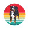 Chien Bouvier Bernois Retro