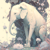 in harmony with nature elephant