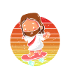 Jesus Saves with Skateboart