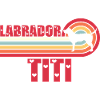 Vintage Retro Sunset Labrador Retriever Titi