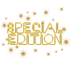 Special Edition,Neon Lettering,Gold,Golden Font
