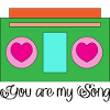 Abstract Love Friendship Graphic