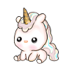 Niedliches Baby-Einhorn