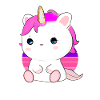 Niedliche Einhorn-Katze