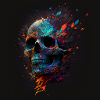 Abstract Skull n°9