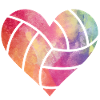 Volleyball Heart
