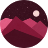 Abstract night landscape