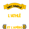 athlé apéro mec simple
