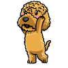 Kawaii Cockapoo Dog Emoticon