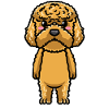 Kawaii Cockapoo Dog Emoticon