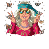 60s 70s Costume Groovy Hippie