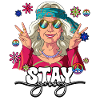 60s 70s Costume Stay Groovy Hippie