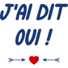 J'ai dit oui