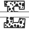 Letter e custom cow pattern