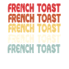 French Toast lettering
