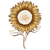 Boujee Aesthetic Sunflower Bougie
