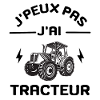 j'peux pas j'ai tracteur