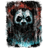 Guerrier panda effrayant