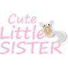 Süße kleine Schwester
