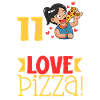 J’ai 11 ans - Girl Pizza