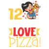 Ich bin 12 - Mädchen Pizza