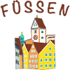 Füssen, romantico centro storico, castello, Baviera