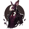 Rabbit with suit