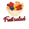Frugtsalat skål design