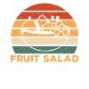 Retro Fruit Salad Bowl