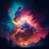 Celestial Flare Eruption