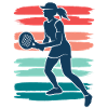 Padel Tennis Retro Padel Tennis Women Padel
