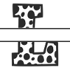 Letter L Custom cow pattern