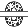 letter o custom cow pattern
