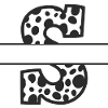 Personalized cow pattern letters