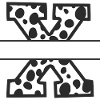 letter x custom cow pattern