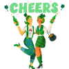 cheers. Happy St Patrick's Day!