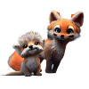 Cute fox
