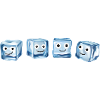 Glace,Glaçon,dés,Famille,Bande dessinée