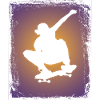 Skateboarding Skateboarder Silhouette